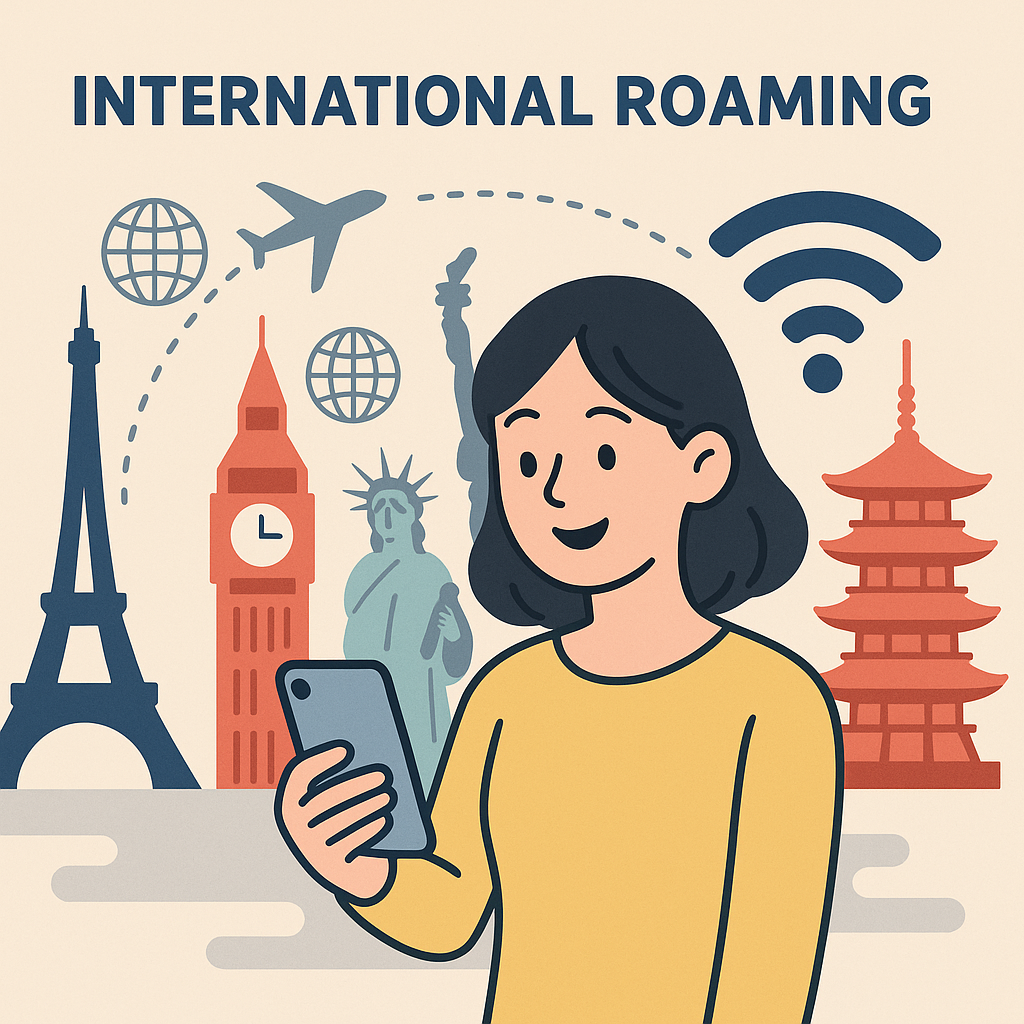 国際ローミングのイメージ